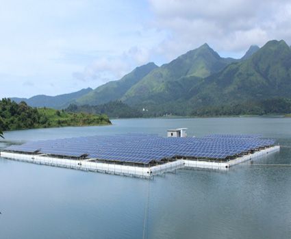 500kW Banasurasagar floating solar