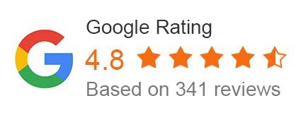 4.8 Google Rating - 341 reviews