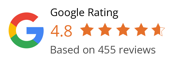 4.8 Rating on Google Review